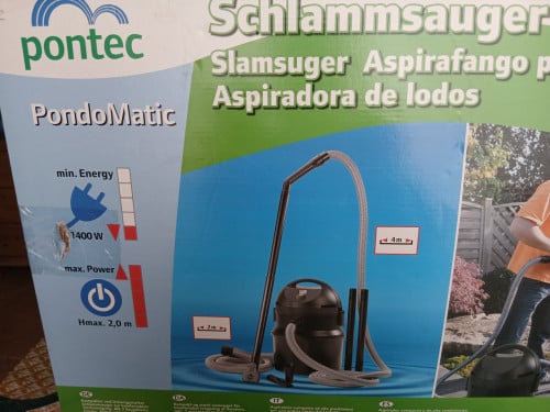 Pontec vijverstofzuiger