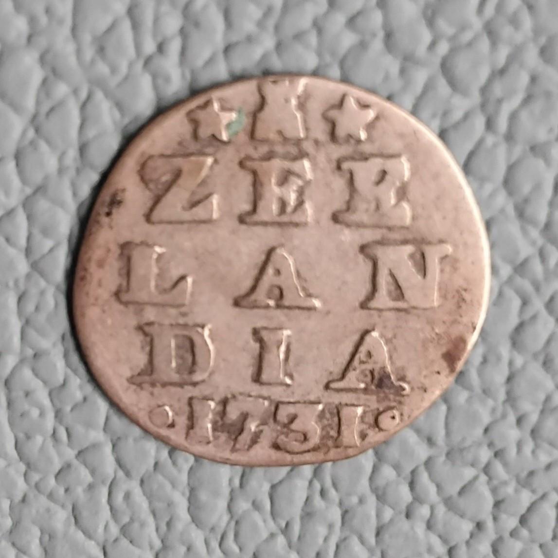 1731 / ZILVER / Dubbele Wapenstuiver Zeeland