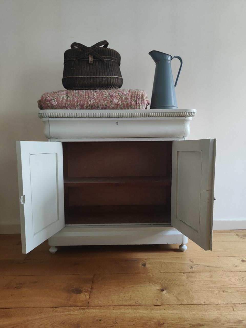 Mooie brocante Biedermeier kast
