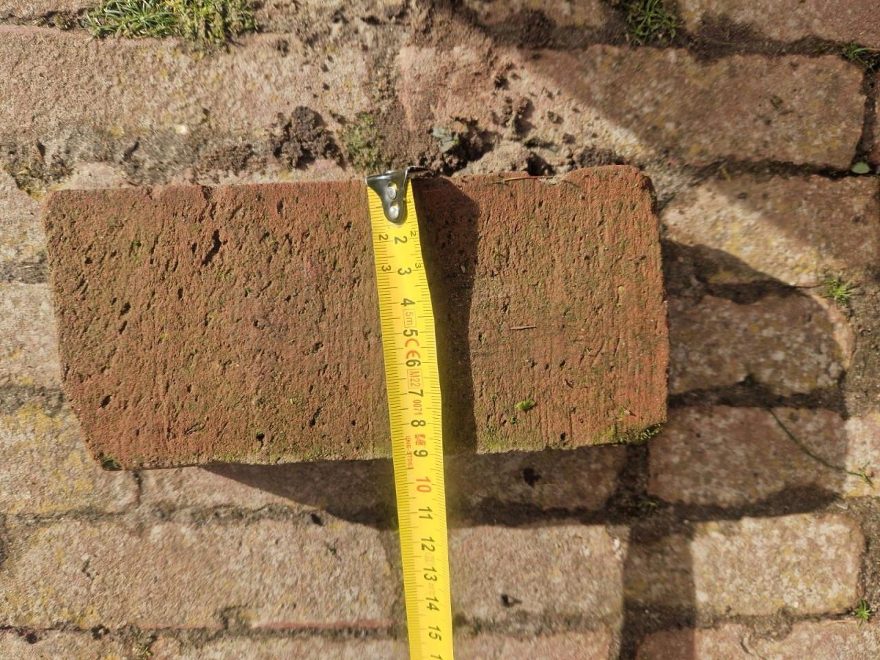 Rood gebakken klinkers