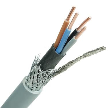 5 aderige grondkabel 24meter