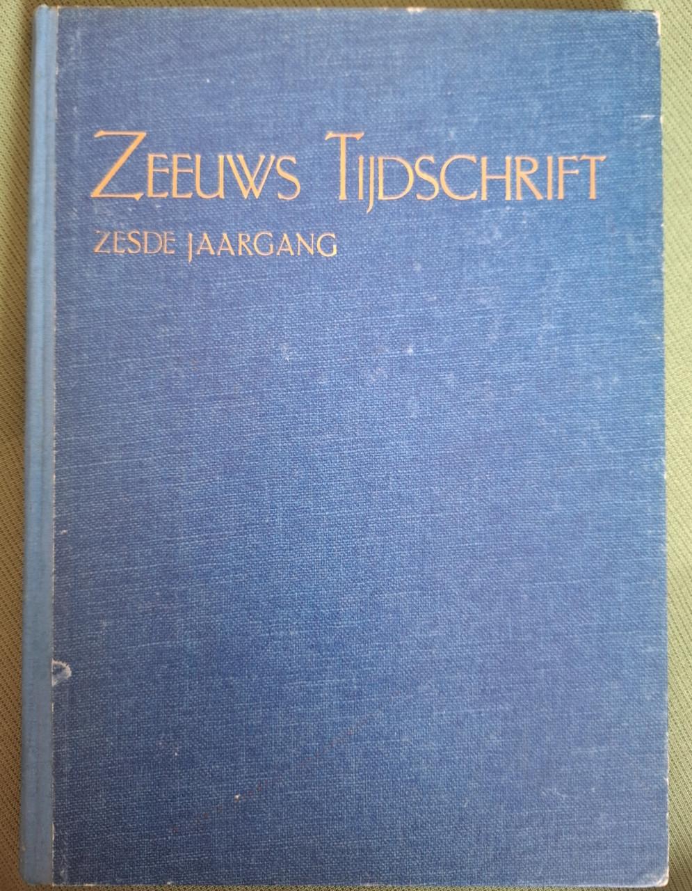 Zeeuws Tijdschrift, gebonden jaargangen 1955, 1956, 1986,1988, 1989,