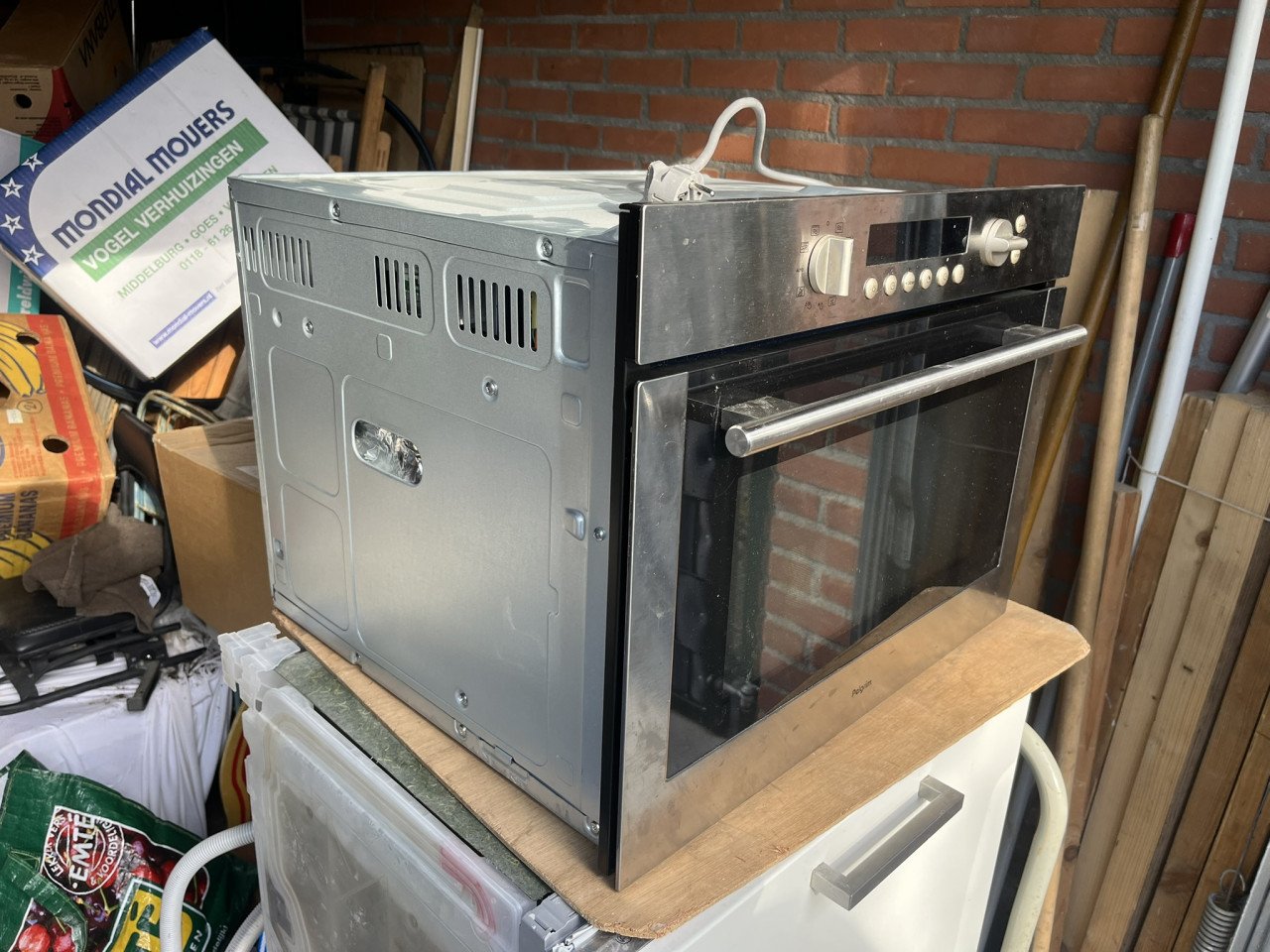 Oven-magnetron Pelgrim MAC696RVS inbouw