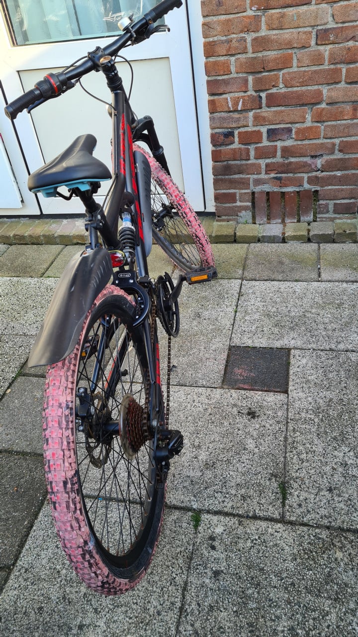 Jongens fiets mountainbike met 5 versnellingen-24 inch