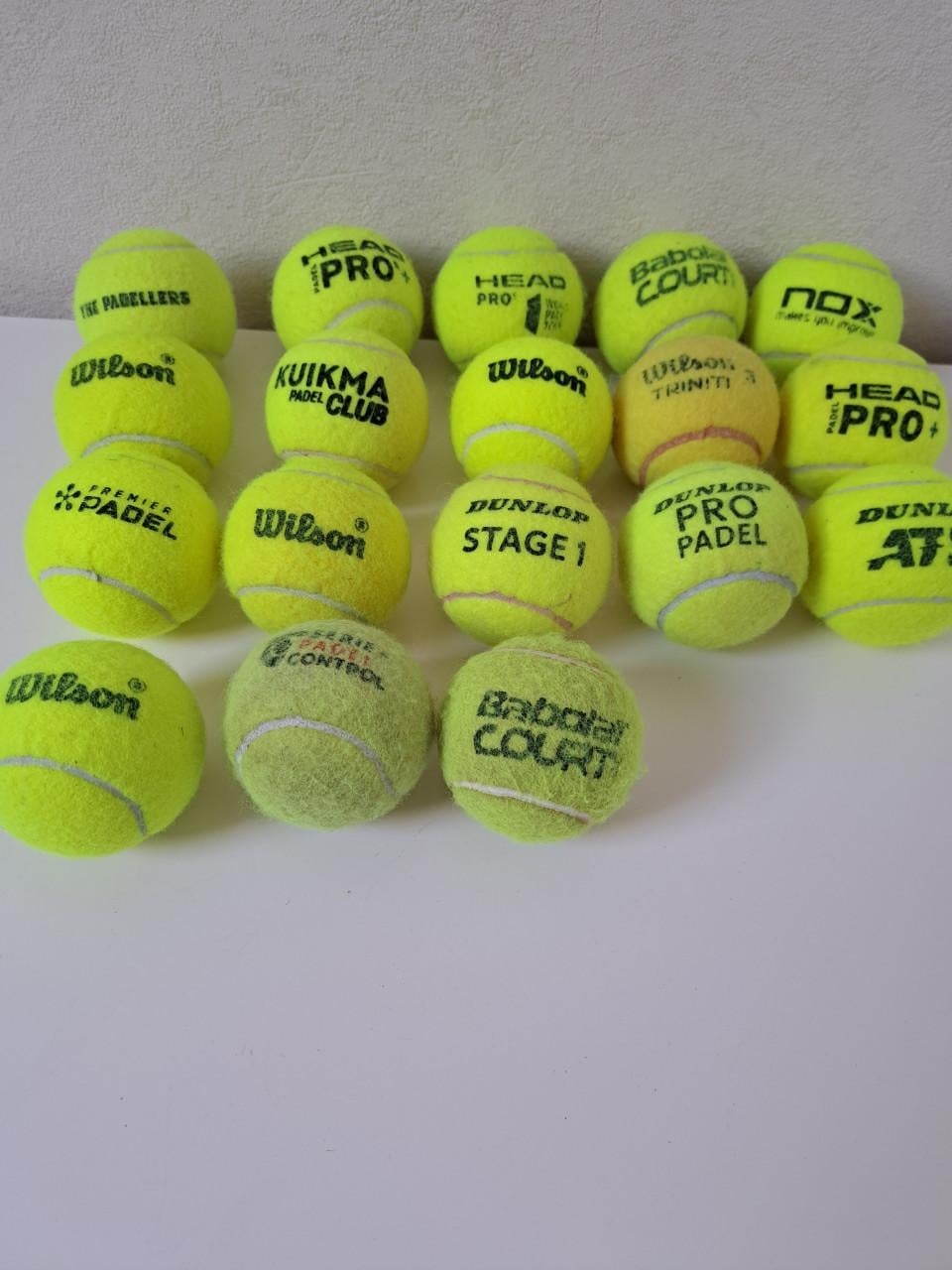 18 tennisballen voor de hond