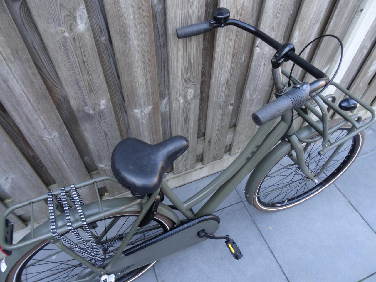 🚲 Cortina U4 Transport Meisjesfiets – 26 inch – Stone Bridge Matt