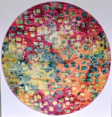 Rond vloerkleed Davina van Rug Vista 200 cm