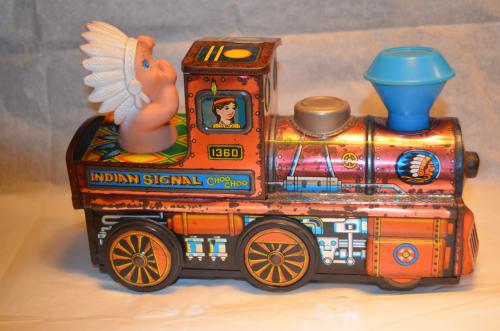 Blikken trein jaren '60 'Indian Signal Choo Choo'
