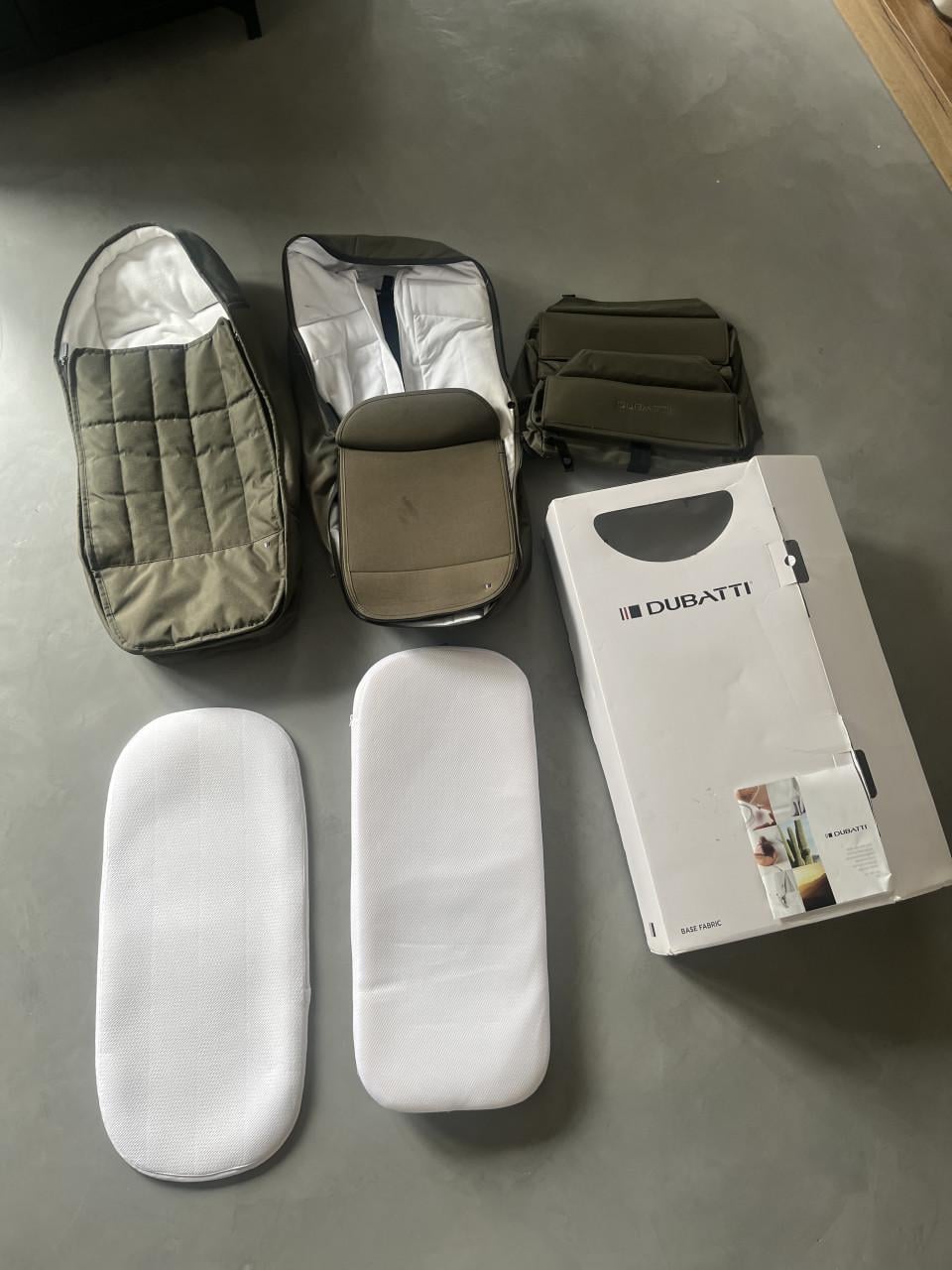 Dubatti One complete kinderwagen + reiswieg + zitje + voetenzak + adapters