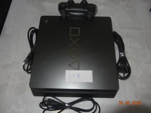 ZGAN PS 4 compleet met alle kabels en spel, SLIM versie,1TB