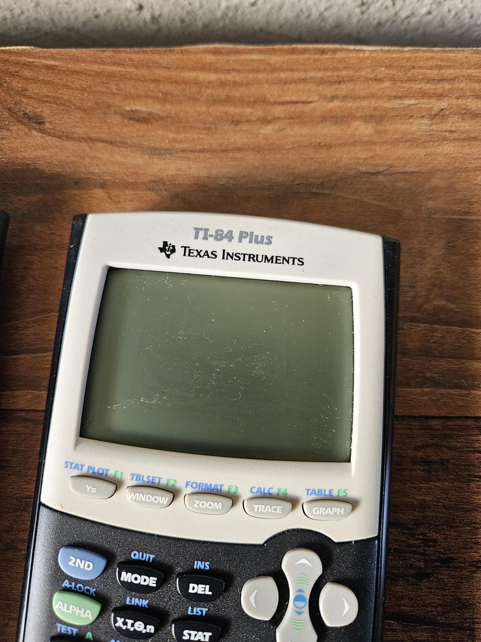 Texas Instruments TI-84 Plus grafische vintage rekenmachine