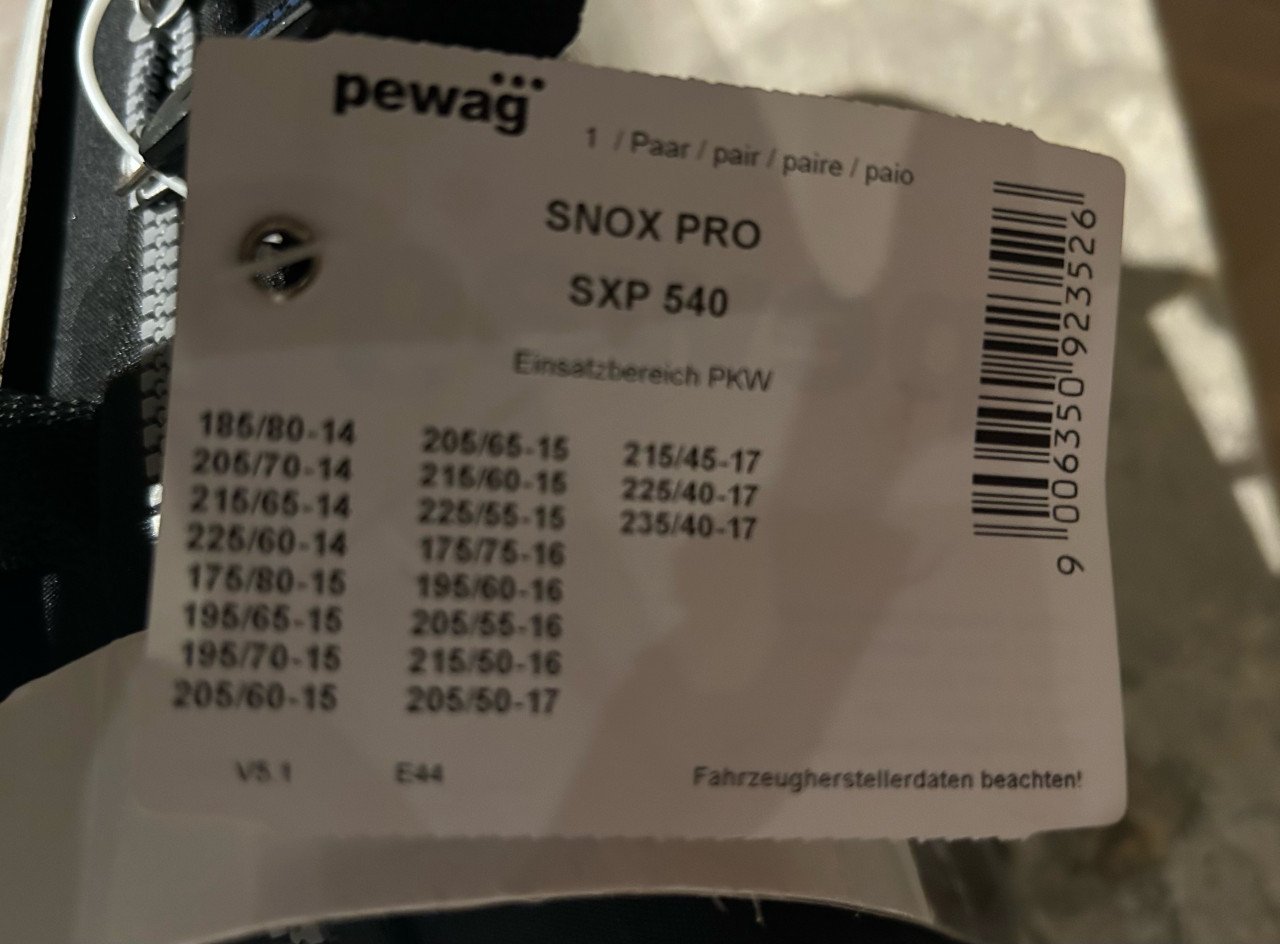 Sneeuwkettingen Pewag