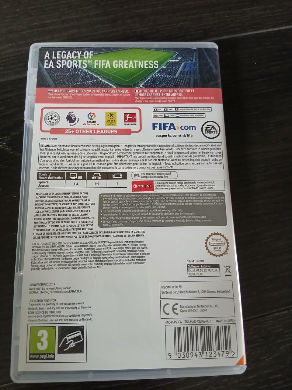 Fifa 20 nintendo switch