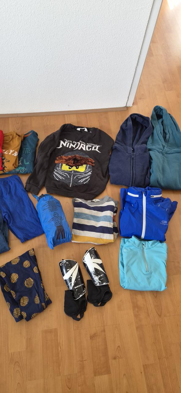 Kledingpakket jongen maat 122/128 herfst en winter + winterjas
