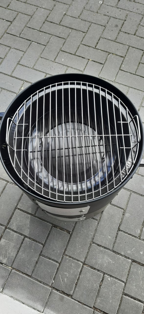Rookoven 3in1, bbq, thermometer & ventilatiegat, barbecue rookton: ∅ 40 cm.