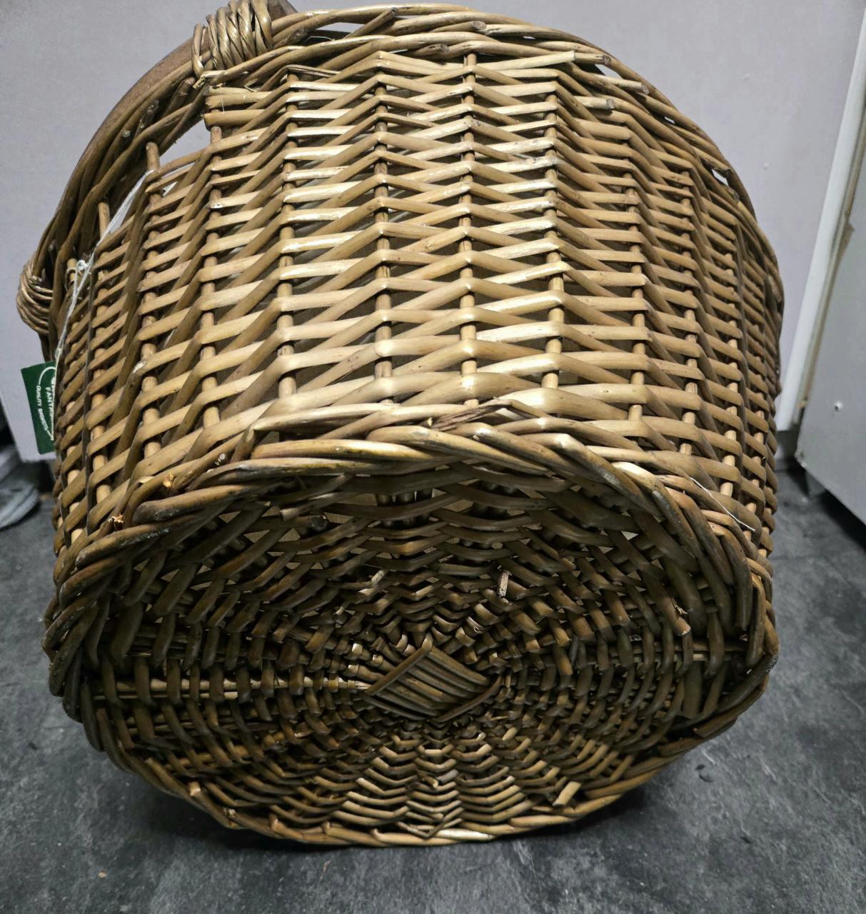 Handgevlochten wilgenhouten opberg Ø 42cm H23cm