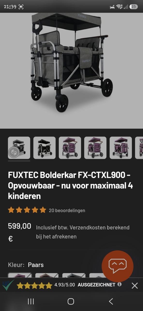 4 zits bolderwagen