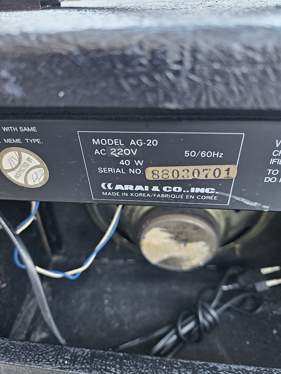 Goed werkende krachtige Aria AG-20 gitaar amplifier/versterker...
