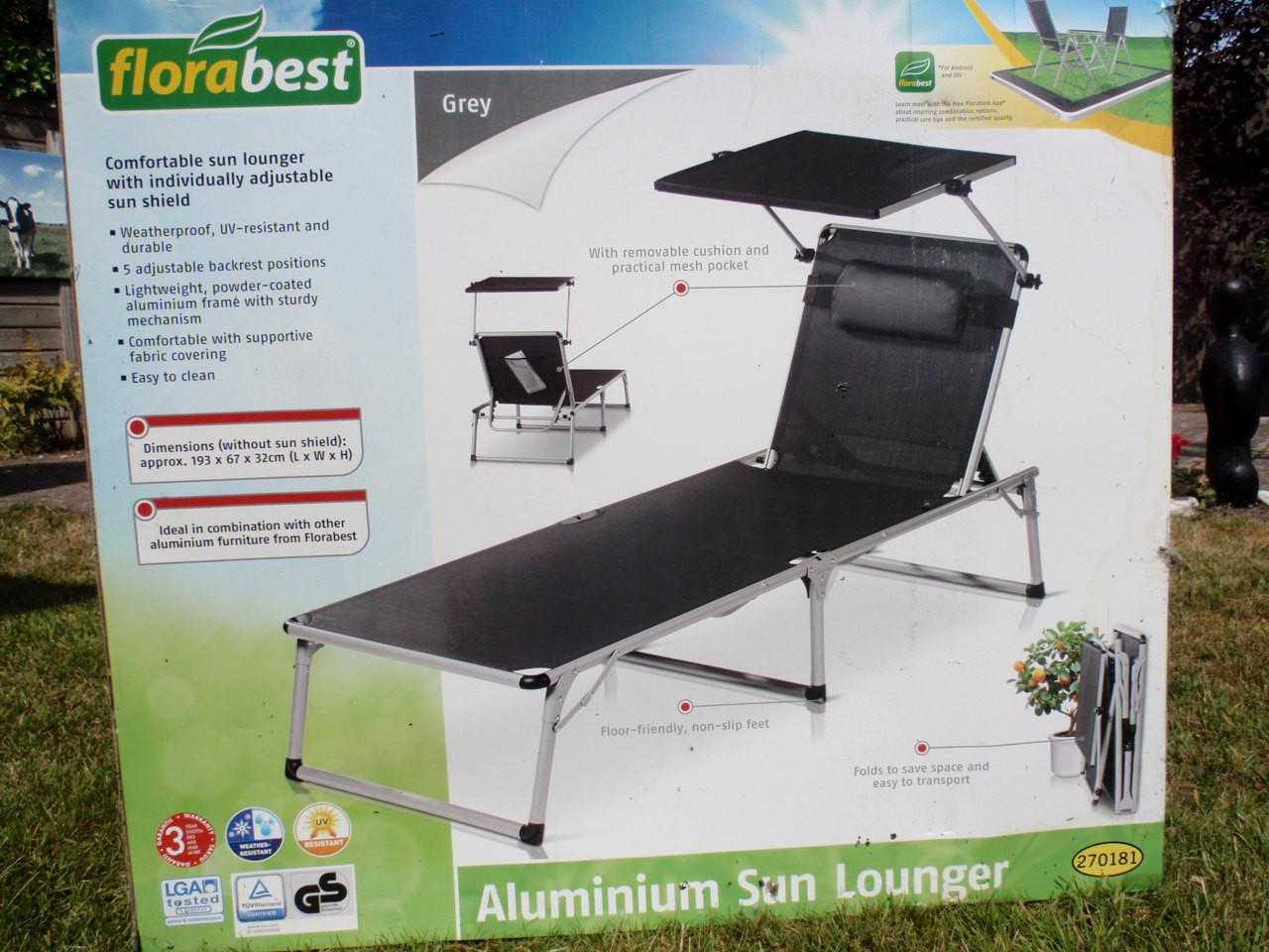 LIGBED met zonnedak