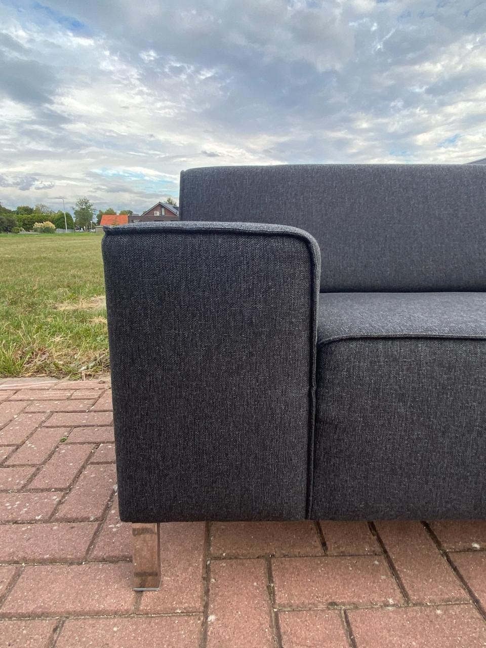 GRATIS LEVERING HEEL NL Montel Donkergrijs Stoffen Hoekbank