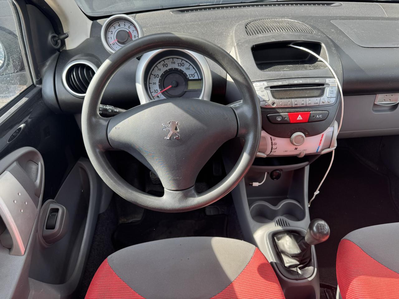 Peugeot 107 1.0 12V 5DR 2007 Zwart Airco Apk Nap
