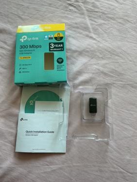 Tp-link mini wireless N  USB adapter kort gebruikt