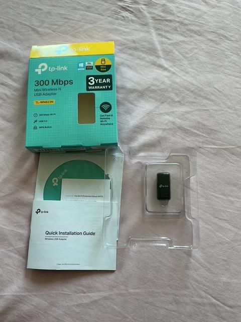 Tp-link mini wireless N  USB adapter kort gebruikt