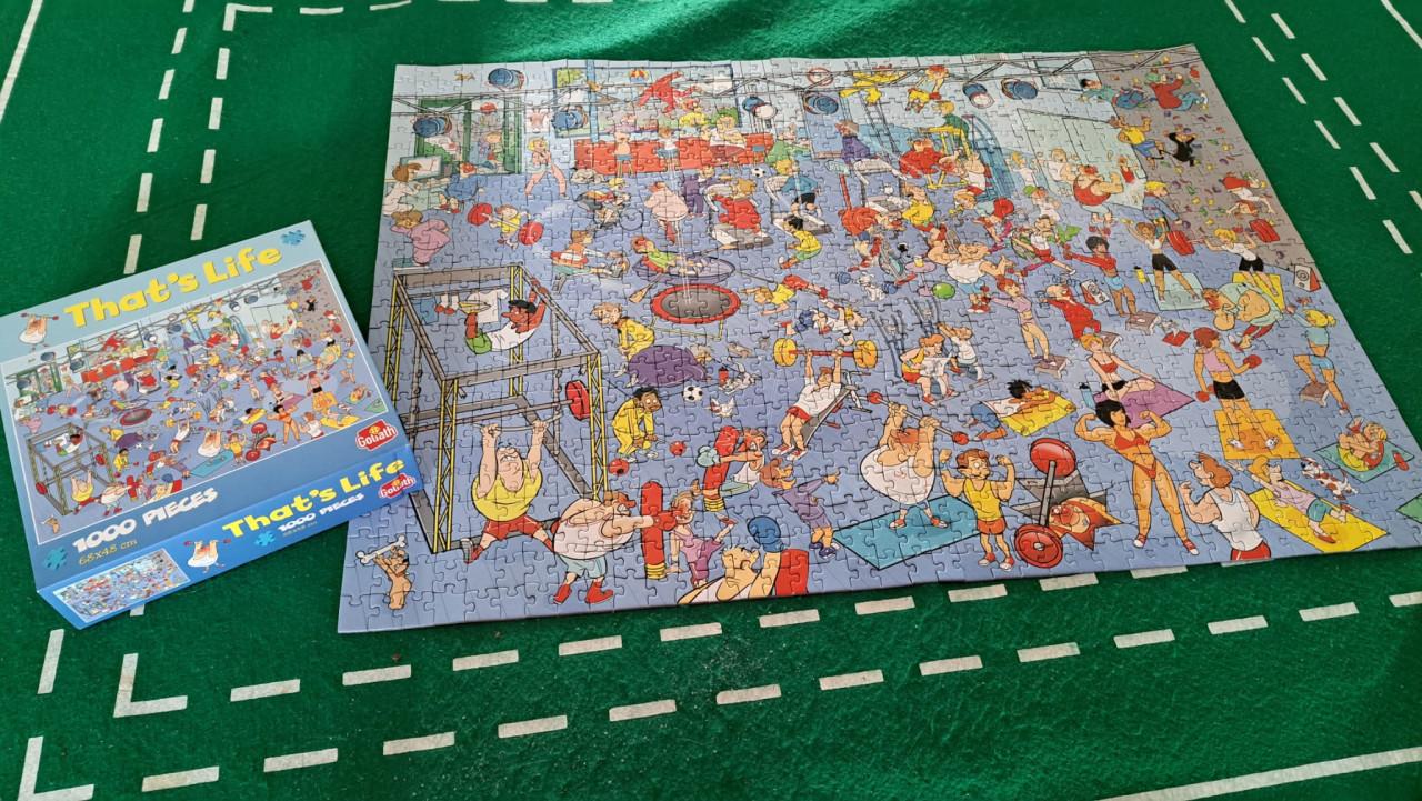 Legpuzzel van 1000 stukjes.