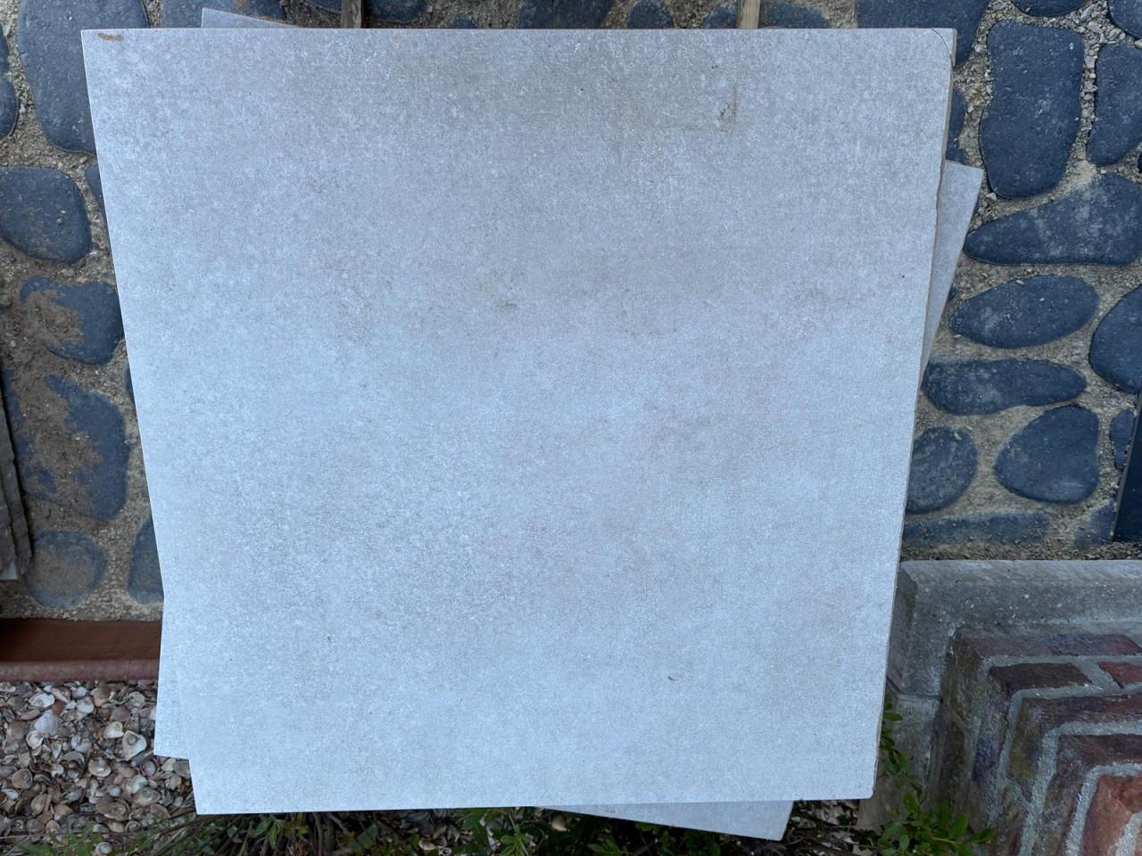 Keramische tuin tegels 60x60 x3+1 cm