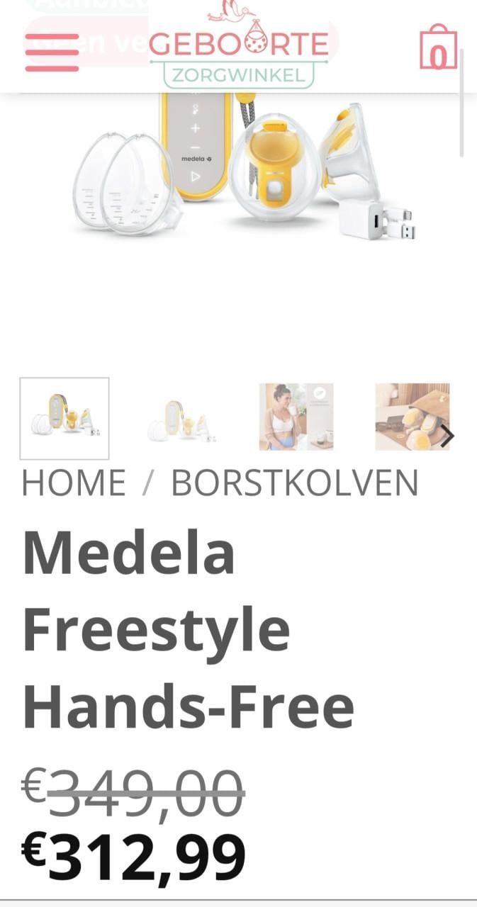 Nieuw in doos ! Medela Freestyle Flex dubbele elektrische borstkolf