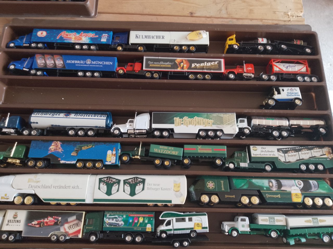 Te koop 1:87 reclame biertrucks