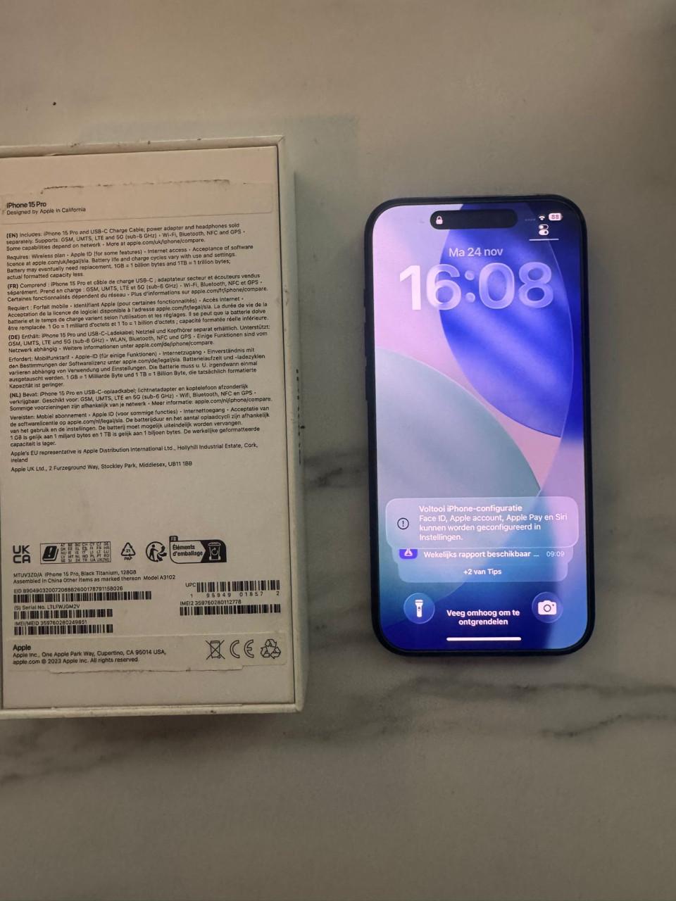 Zeer nette iPhone 15 pro