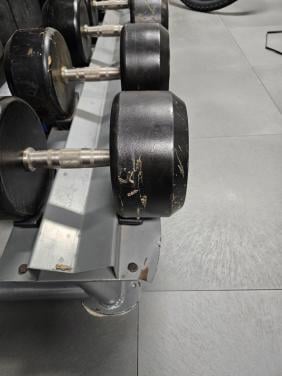 Dumbbell rek zonder dumbbells!
