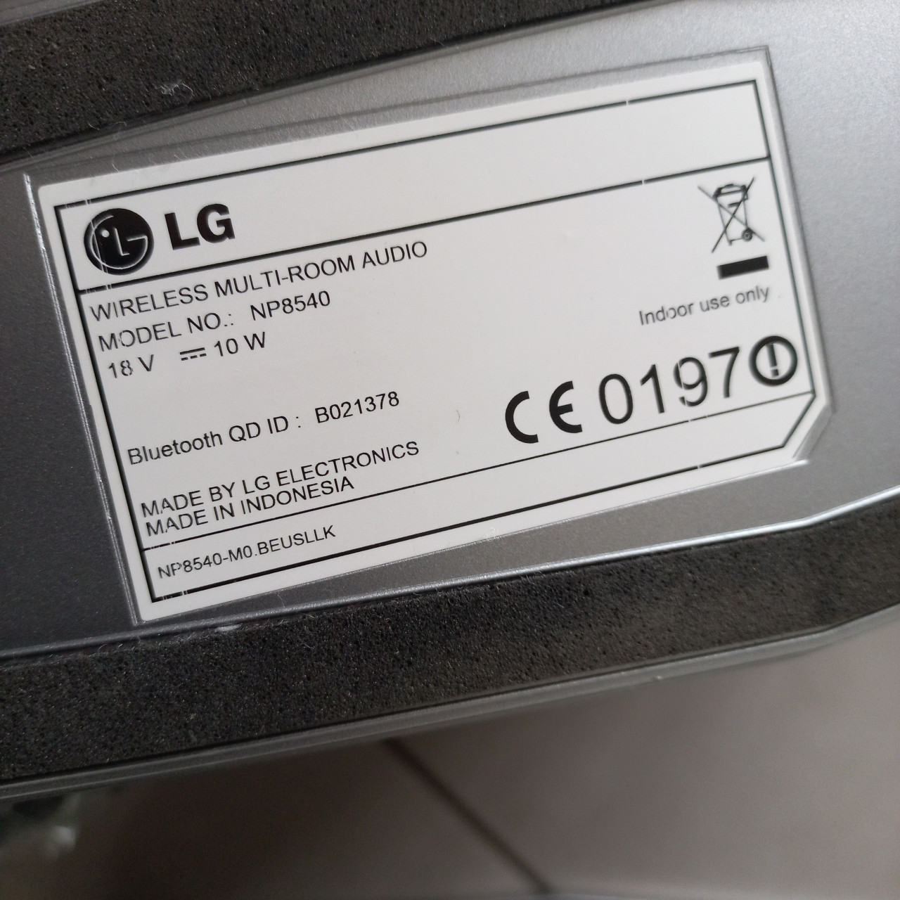 LG H5 NP8540 Music Flow Speakerset wifi Bluetooth luidspreker