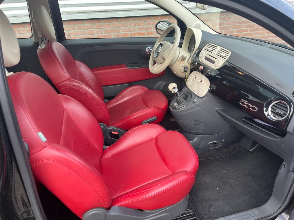 Fiat 500 1.4-16v lounge | leder | orig. nl | nwe apk |