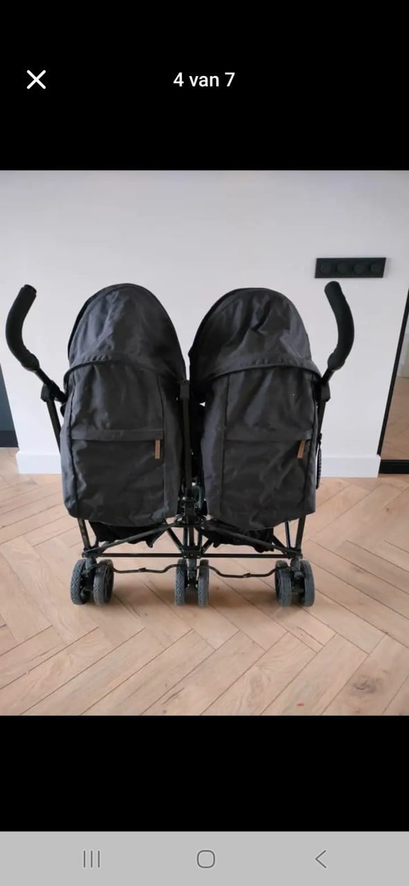 Dubbele wandelwagen