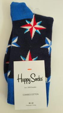 Happy Socks Nautical Star mt 36-40 - NIEUW