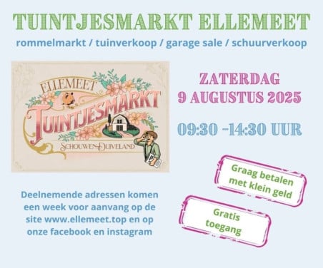 Rommelmarkt/ tuintjesmarkt Ellemeet