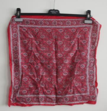 Zakdoek met bloemen print