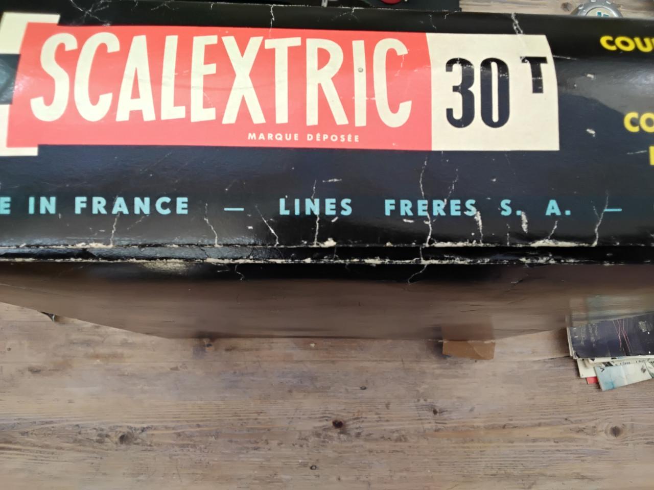 Partij 60er jaren Scalextrix racebaan