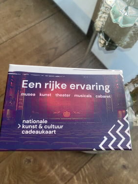 Nationale kunst & cultuur cadeaukaart Euro 100