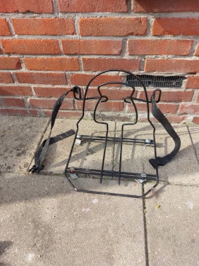 Rekje voor (school)tas, bagagedrager