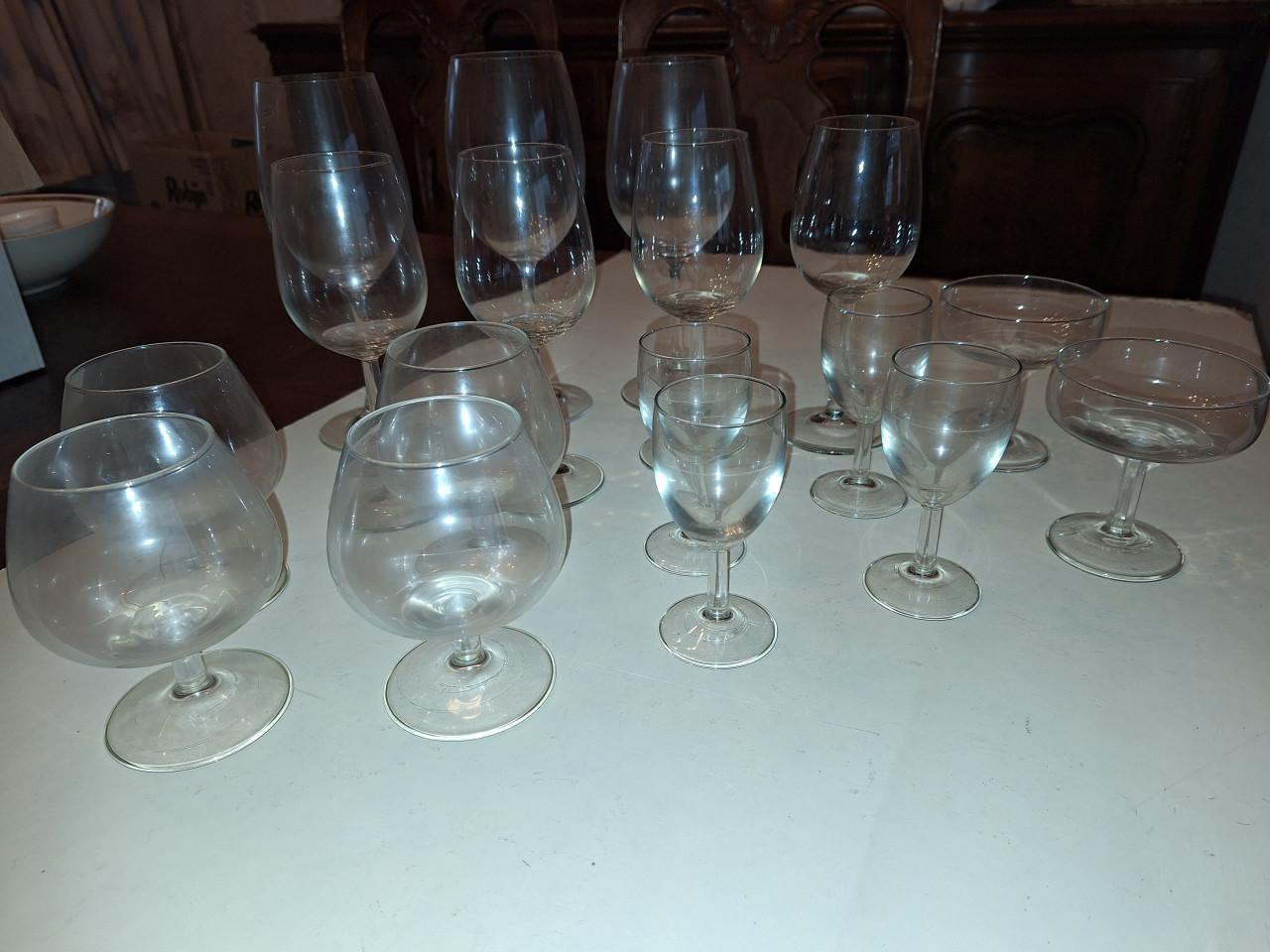 20 kristallen glazen