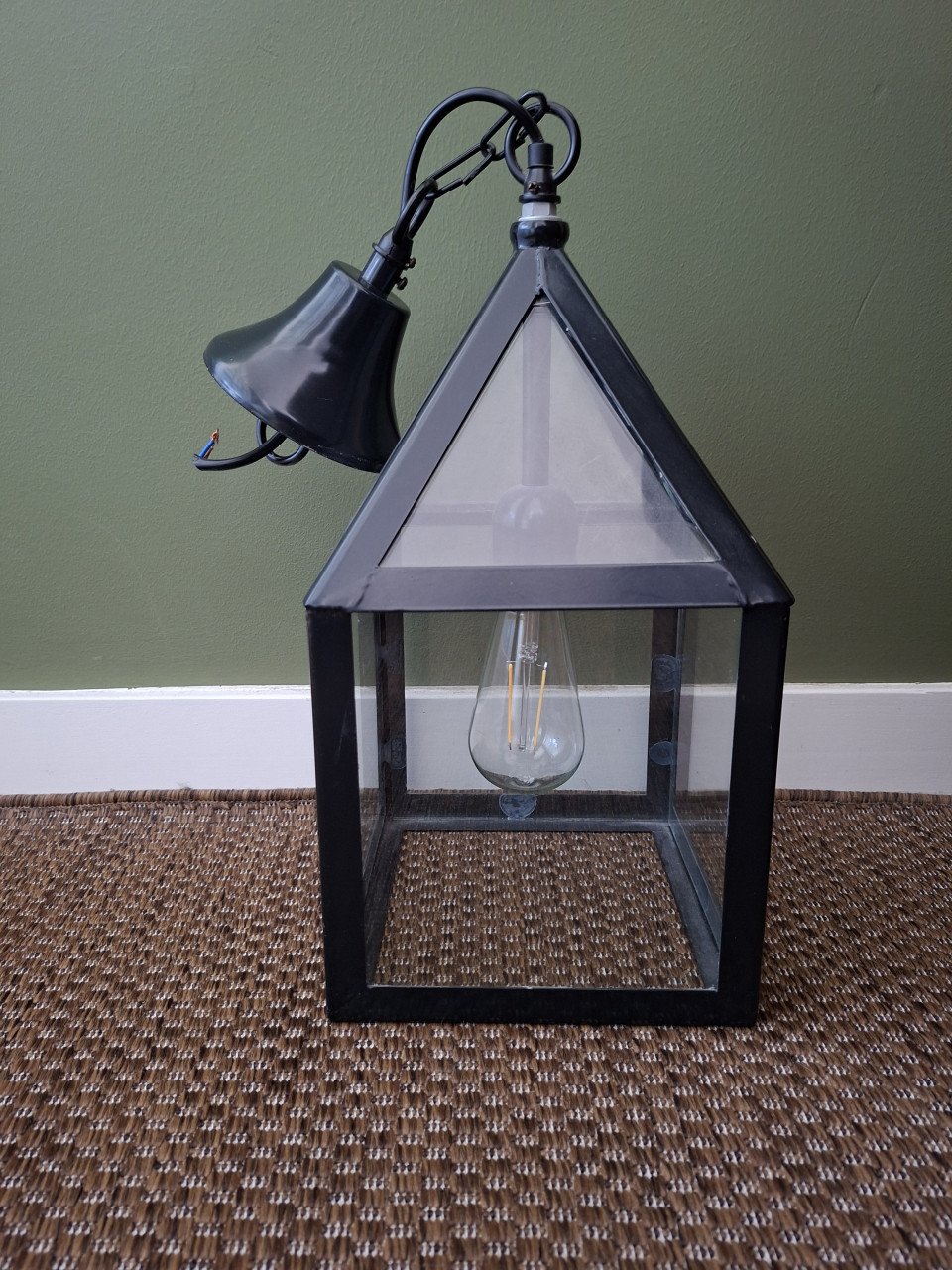 Hanglamp Zwart gietijzer