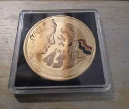 Herdenkingsmunt 80 jaar vrijheid