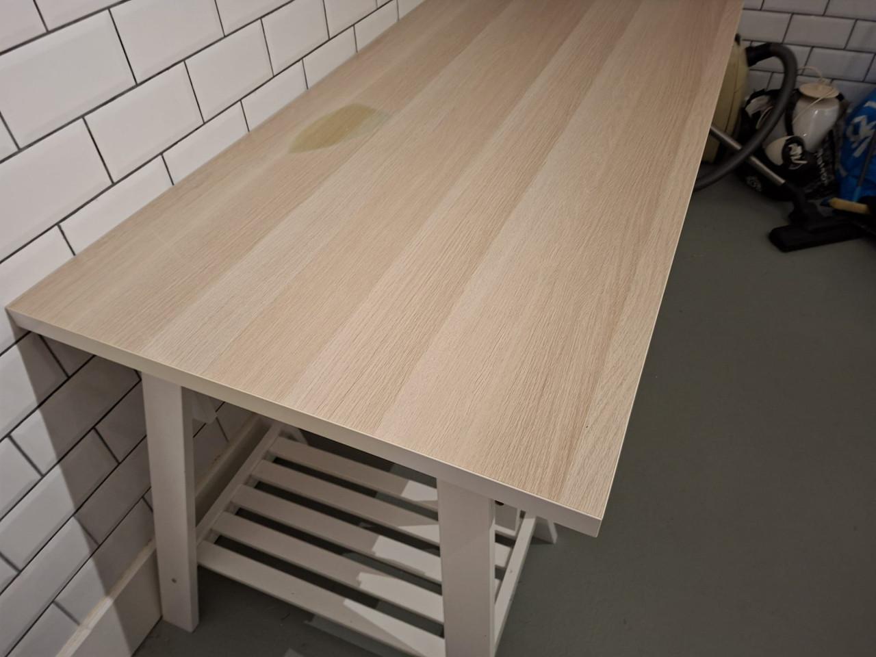 Ikea tafelblad met schragen