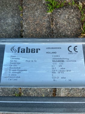 Gashaard Faber inbouw