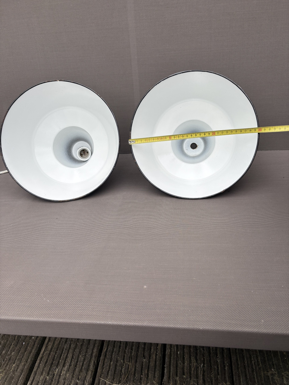 Philips emaille lampenkappen