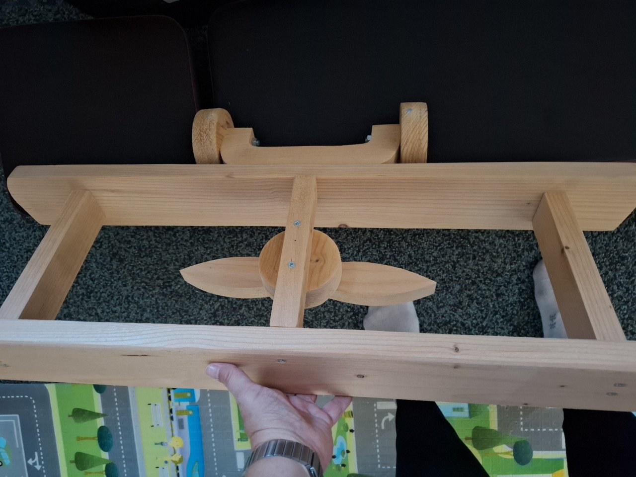 Helikopter voor aan de wand