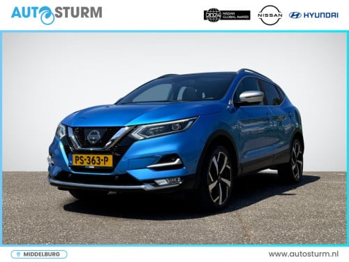 Nissan Qashqai 1.6 tekna + 1500kg trekgewicht | panoramadak | nappa leder |